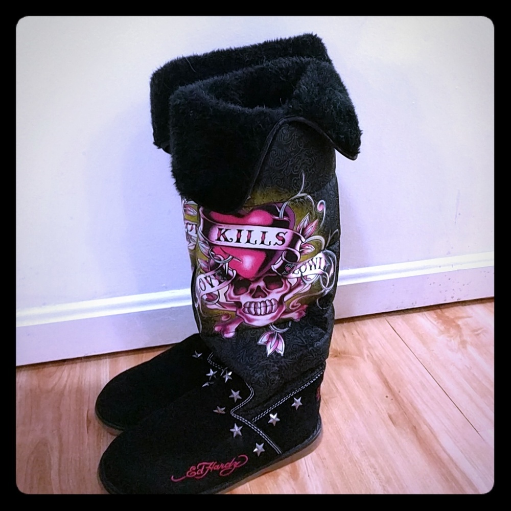 Ed Hardy snow boots